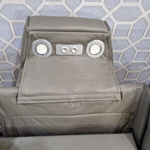 ZAK Orlando 2-seater electric recliner sofa with LED lighting