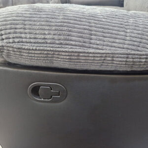 ZAK Rio recliner sofa cord fabric texture close-up