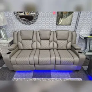 ZAK Orlando electric recliner sofa with cupholders and storage console