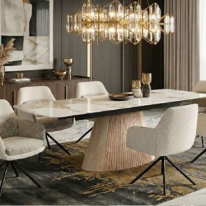 ZAK Monaco Pandora Extendable Dining Table – Beige